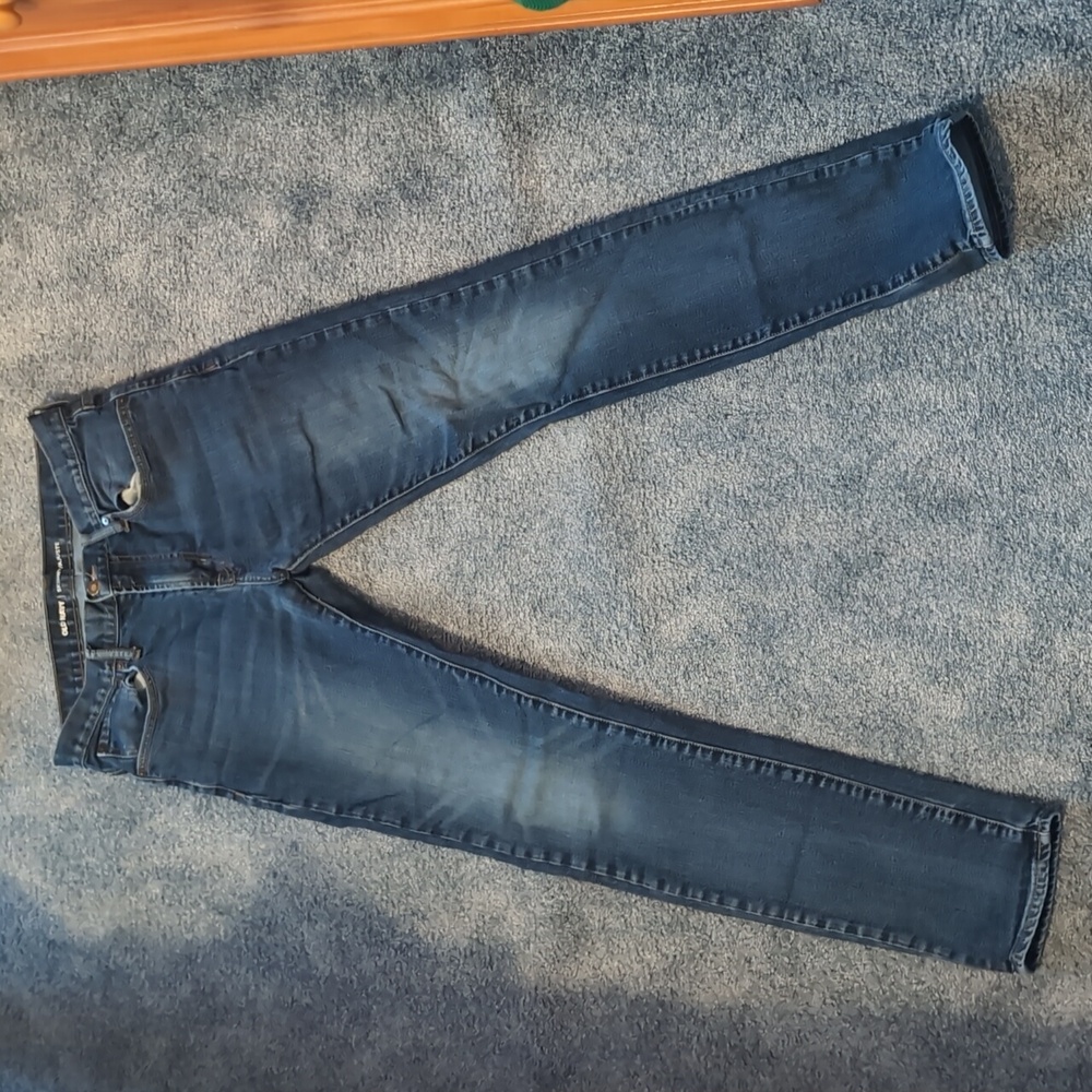 Old Navy blue skinny jeans, 31x34